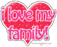 I Love My Family Sticker - I Love My Family Stickers