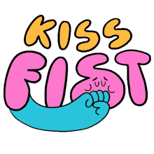 kiss fist asl signing american sign language asl kiss fist