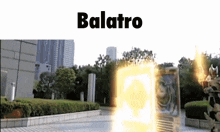 the word balatro is on the white background