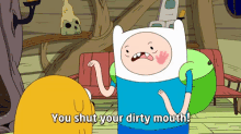 Shutup Howdareyou GIF - Shutup Howdareyou Adventure Time GIFs