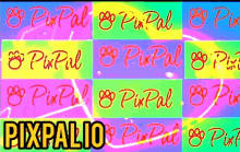 a colorful background with pixpalio written on the bottom