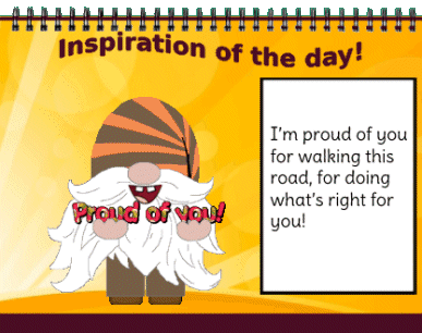 Proud Of You Gnome Sticker - Proud Of You Gnome Stickers