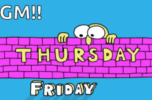 Thursday Creeping Up On Friday GIF - Thursday Creeping Up On Friday When You Feel GIFs