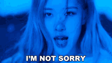 Im Not Sorry Rosé GIF - Im Not Sorry Rosé Blackpink GIFs
