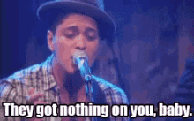 Got Nothing On You, Baby. GIF - Bruno Mars Nothing On You Baby GIFs