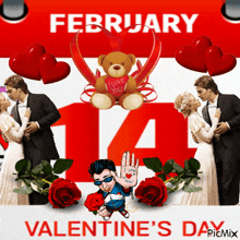 a valentine 's day greeting card with a teddy bear that says i love you