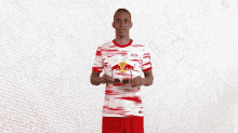 put my shades on yussuf poulsen rb leipzig take a pose one two three pose