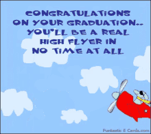 congratulations graduate high flyer