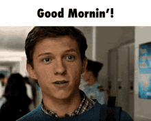 Good Morning Peter Parker GIF - Good Morning Peter Parker Spider Man GIFs