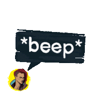 Beep V Sticker