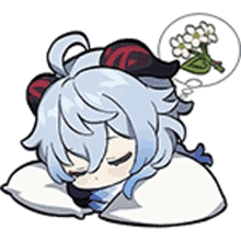 genshin impact emote ganyu snoozing genshin impact emote ganyu snoozing