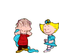 Partner Dancing Linus Sticker - Partner Dancing Linus Sally Stickers