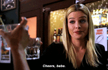 Chicago Fire Leslie Shay GIF - Chicago Fire Leslie Shay Cheers Babe GIFs
