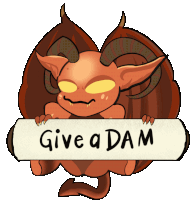 Give A Dam Dungeon Alchemist Sticker - Give A Dam Dungeon Alchemist Hendryke Stickers