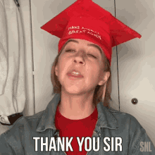 Thank You Sir Heidi Gardner GIF - Thank You Sir Heidi Gardner Saturday Night Live GIFs