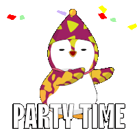 Party Time Time To Party Sticker - Party Time Time To Party Party Stickers
