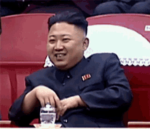 Kim Jong Un Hi GIF - Kim Jong Un Hi Wave GIFs