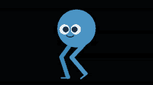 Blue Walking GIF - Blue Walking Figure GIFs