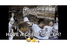 Winning Stanley Cup GIF