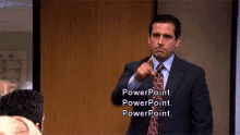 The Office Point GIF - The Office Point Power Point GIFs
