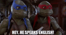 Tmnt Leonardo GIF - Tmnt Leonardo Hey He Speaks English GIFs