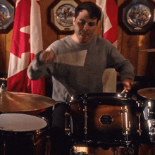 Playing Drums Mike Mckerracher GIF - Playing Drums Mike Mckerracher Bearings GIFs
