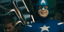 Thumbsup Captain America GIF - Thumbsup Captain America Chris Evans GIFs