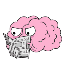 wikipedia wikipedian knowledge brain pink