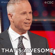 That'S Awesome Gerry Dee GIF - That'S Awesome Gerry Dee Family Feud Canada GIFs
