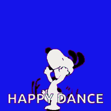 happy dance snoopy