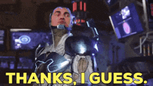 Injustice 2 Blue Beetle GIF - Injustice 2 Blue Beetle Thanks I Guess GIFs