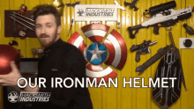 Our Ironman Helmet Iron Man GIF - Our Ironman Helmet Iron Man Hacksmith Industries GIFs