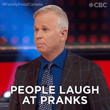 People Laugh At Pranks Gerry Dee GIF - People Laugh At Pranks Gerry Dee Family Feud Canada GIFs