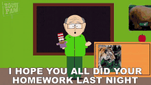 I Hope You All Did Your Homework Last Night Mr Garrison GIF - I Hope You All Did Your Homework Last Night Mr Garrison South Park GIFs