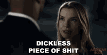 Dickless Piece Of Shit Betty Gilpin GIF - Dickless Piece Of Shit Betty Gilpin Audrey GIFs