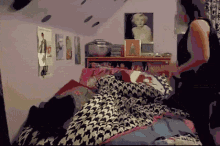 Time Lapse Making Bed GIF