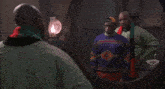 a man is looking at himself in a mirror and says " i see power " at the bottom