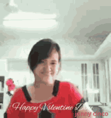 Jenny Cinco Happy Valentines Day GIF - Jenny Cinco Happy Valentines Day Smooch GIFs