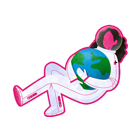 Heforshe Astronaut Sticker - Heforshe Astronaut Erkam Akalin Stickers