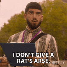 I Don'T Give A Rat'S Arse Rude Boy Youssef Farouk GIF - I Don'T Give A Rat'S Arse Rude Boy Youssef Farouk Heartstopper GIFs