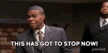 This Has Got To Stop Now Tracy Jordan GIF - This Has Got To Stop Now Tracy Jordan 30rock GIFs