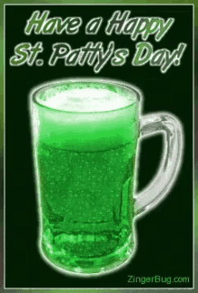 green beer happy st pattys day happy st patricks day