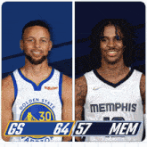 Golden State Warriors (64) Vs. Memphis Grizzlies (57) Half-time Break GIF - Nba Basketball Nba 2021 GIFs