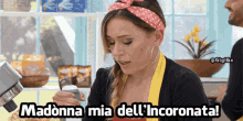 Daniela Ribezzo Bake Off Italia GIF - Daniela Ribezzo Bake Off Italia Madonna Mia GIFs