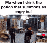 Drink Potion GIF - Drink Potion Bull GIFs