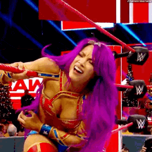 sasha banks ouch my stomach hurts hurting pain