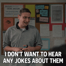 I Don'T Want To Hear Any Jokes About Them Tim Robinson GIF - I Don'T Want To Hear Any Jokes About Them Tim Robinson I Think You Should Leave With Tim Robinson GIFs