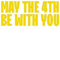 May 4th May The Forth Sticker