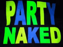Party Naked GIF