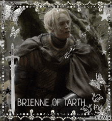 a picture of a knight with the name rienne of tarth